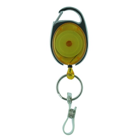 STERLING PREMIUM RETRACTABLE BADGE HOLDER - YELLOW